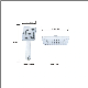 Chrome Single Function Square Shower Head Hand Shower manufacturer
