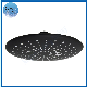 High Quality Black Round ABS Shower Head Water Saving Overhead Rain Shower