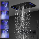 5 Functions Multi Color LED 380X700mm Large Rain Mist Shower Panel