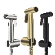 Stainless Steel Bidet Spray Faucet Gold Color Bathroom Tap Handheld Showerhead Shattaf Bidet Gold Shower Bidet Spray