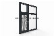  Hw49/100 Aluminum Casement Window/Aluminium Double Glass Window with Steel Fly Screen