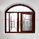 China Aluminum Factory Low E Tempered Thermal Insulation Glass Sliding/ Casement/ Opening Aluminium Window with Wood Grain Color manufacturer