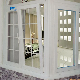  PVC Conch Brand Double Glazed Tempered Casement Windows with Kinlong Hardware