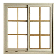  Graphic Design High Quality Thermal Insulation Tempered Glass Horizontal Design PVC Sliding Window