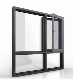  Aluminium Profile Window with Mosquito Net, Customized Design Window