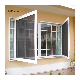 Double or Triple Glass Thermal Break Aluminium Casement Windows for Passive House