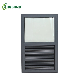 American Hotel Double Glazed Aluminium Window Glass High Quality Ptac Units Sound Proof Basement Windows