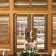  French Door Wood Plantation Shutters From China Factory