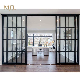 Western Style Home Narrow Frame Aluminum Sliding Door Grill Soundproof Interior Door Slide Noiseless Aluminium Sliding Glass Door