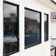 Aluminum Frame Tempered Glass Punched Windows for House Buildings manufacturer