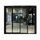  New Design Aluminum Exterior Pocket Interior French Double Glazed Bullet Proof Wall Automatic Tempered Glass PVC Metal Aluminium Patio Balcony Sliding Door