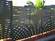 High Quality Black Powder Coated Fixed Fence Aluminum Horizontal Louver Fence