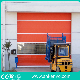 Airtight Flexible PVC Fabric Rapid Rise Fast Moving Roll up Door for Warehouse or Clean Rooms manufacturer