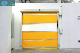 Dust Proof Power 220V 45mm Reinforce Girder Metal Frame High Speed PVC Security Shutter Door