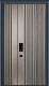  China Entrance Steel Door Designs Exterior Decorative Safety Steel Security Door