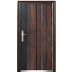  Pre-Hung Iron Wooden Color Competitive Price Safety Swing Steel Door