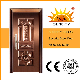 China Supplier Single Double New Turkish Design Turkey Entrance Exterior Iron Metal Security Steel Door manufacturer