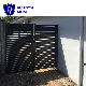  Customized Decorative Courtyard Entrance Aluminum Fence Gate