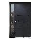 Villa Metal Exterior Door Solid Wood Aluminum Modern Stainless Steel Front Entry Pivot Door