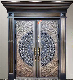 Door Security Design Bullet Proof Cast Aluminum Doors Swing for Exterior (AK-025) manufacturer