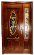  Latest Design Gold Africa  Bedroom Painting Veneer Wooden Door (EI-V002)