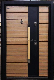 USA Armoed Door, Steel Wooden Door, High Quality Best Price Steel Doors with Certificate