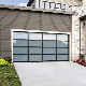 Modern Industrial Overhead Garage Door with Motor Automatic Aluminum Glass Transparent Garage Door for Private House