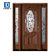 Fangda Oval Glass Fiberglass Entry Door