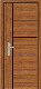 Simple Bedroom Solid Wooden Door (YFM-8005)