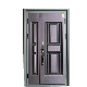 Copper Painting Steel Security Antithieft Gate Entrance Door manufacturer