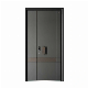 Authentic Single Open Steel Front Entrance Aluminum Wood Door manufacturer