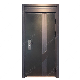 Latest House Turkey Outside Black Outdoor Security Main Entrance Entry Steel Door Cheap