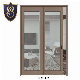  Solid Wood Door Material Swing Open Style Internal Glass Door