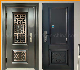 Luxury Single Exterior Security Steel Door Price for House Steel Mesh Door Design manufacturer