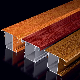  Custom Colorful Wood Grain Aluminum Alloy Extrusion Profile Frame for Sliding Interior Window Door