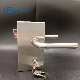 Stainless Steel Office Glass Door Lock for Zinc Alloy Key Lock Lever Door Lock