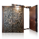 Latest American Single Metal Main Cast Aluminum Steel Luxury Front Villa Security Door for House