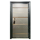 Main Door Steel Project Panel Simple Design Flush Single Outside Door Metal Houses Exiterior Door