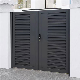 Simple Garden Single Door Iron Gate Designs Metal Safety Door manufacturer