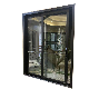 Shopfront Commercial Exterior Sliding Low-E Glass Doors manufacturer