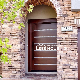  China Factory Direct Supply Exterior Main Entry Door Glass Pivot Solid Wood Doors for Residential Entryway