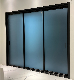 2022 Hot Sell Foshan Factory Double Tempered Glass Slim Frame Aluminum Sliding Door