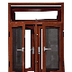  Aluminum Frame Single/Double Tempered Glass Swing Window