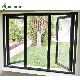 Store Front Noise Insulation Impact Windows Aluminum Glass House Burglar Proof Metal Casement Windows