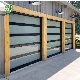 Aluminum Frame Customized Sectional Modern Industrial Automatic Aluminum Bifold Glass Garage Door