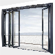  Ace Simple Door Interior Aluminum Folding Door with Double Glazed Glass