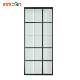  fashion Morden French Style 15 Lites Steel Frame Glass Barn Door