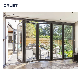 Hot Sale Aluminum Balcony Door Bi-Folding Door/Aluminium Folding Door/Multi-Leaf Door manufacturer