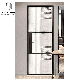 Contemporary Heavy Duty Residential Black Color Internal Glass Door