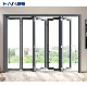  Wholesale High Quality Waterproof Exterior Bi-Fold Doors Patio Accordion Folding Glass Door
